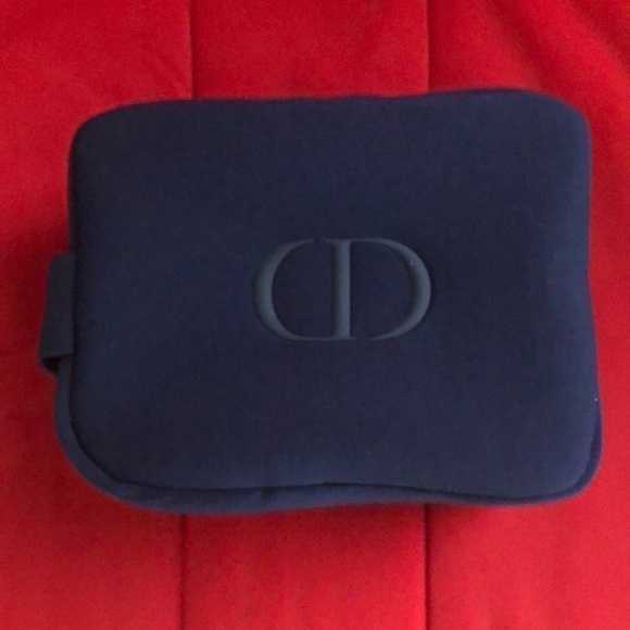 DIOR Men's Toiletry Pouch Navy Blue Authentic Savage - Picture 5 of 15